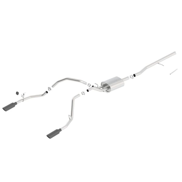 Borla 14-15 SILVERADO/SIERRA 1500 5.3L V8 4DR 143.5IN WB ATAK CAT-BACK 2.75 140537BC - main